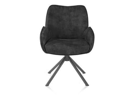 Henders & Hazel Armlehnstuhl "Riley", drehbar, schwarz - Off Black - 1