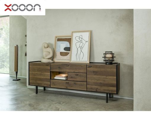 XOOON Sideboard "Fresno", ca. 220x80 cm - Burned - 1