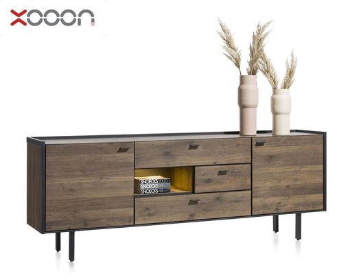 XOOON Sideboard "Fresno", ca. 220x80 cm - Burned - 3