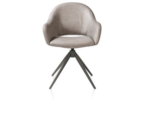 XOOON Armlehnstuhl "Finn", hellgrau - Hellgrau - 1