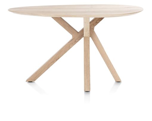 XOOON Tresentisch "Cosenza", oval, Eiche natural - Braun - 1