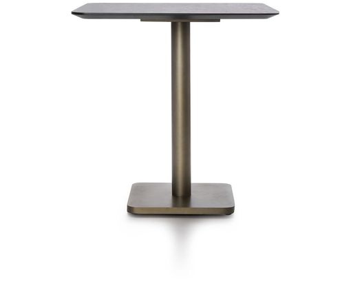 Coco Maison Bistrotisch "Brest" Marble light grey, Gold - Marble ligtn grey/Gold - 2