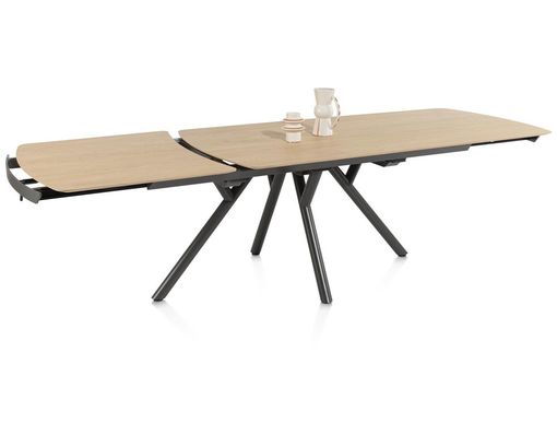 XOOON Esstisch "Novello", ausziehbar - Natur/graphit - 4