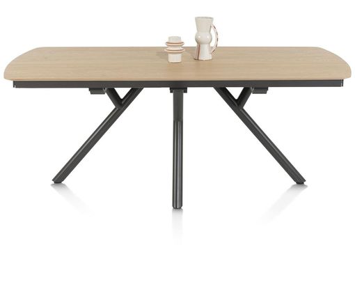 XOOON Esstisch "Novello", ausziehbar - Natur/graphit - 9