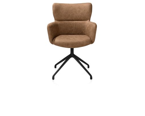 XOOON Armlehnstuhl "Sage", drehbar, braun - Oregon Desert - 1