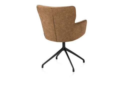 XOOON Armlehnstuhl "Sage", drehbar, braun - Oregon Desert - 4