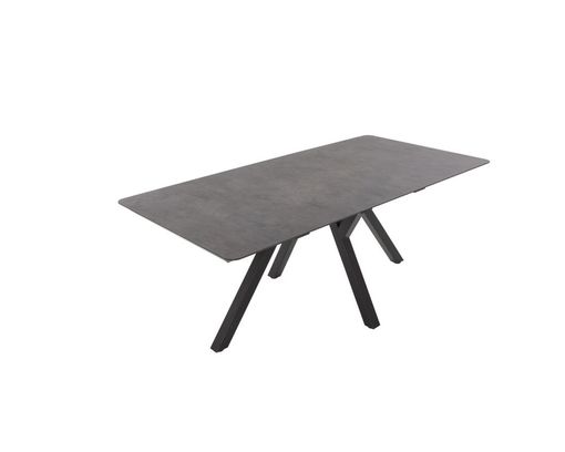 Esstisch "Perth", Marble, Metall schwarz - Anthrazit - 1