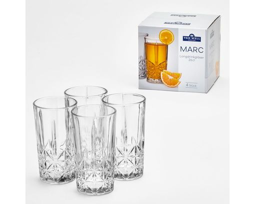 Longdrink 4er-Pack "Marc" - Durchsichtig - 1