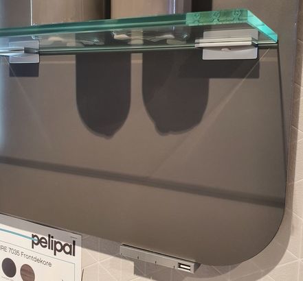 Pelipal Badkollektion 7035 in Quarzgrau, mit abgerundeten Ecken - Quarzgrau - 3