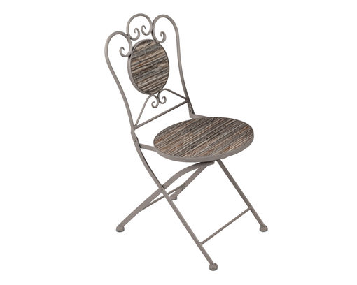 Stuhl "Old Castle", ca. 39x84 cm - Grau - 1