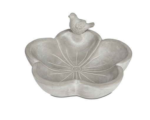 Vogeltränke, Durchmesser ca. 20 cm - Grau - 1