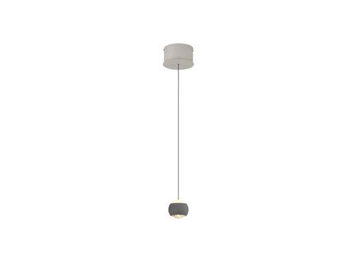 Musterring LED-Pendelleuchte "Cannon", 1-flammig - Anthrazit - 1