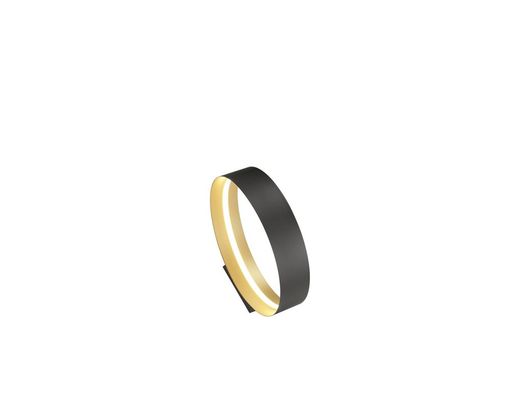 Musterring LED-Tischleuchte "Loop", klein, Up-and-Down-Beleuchtung - Schwarz/Gold - 2