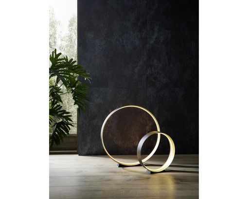 Musterring LED-Tischleuchte "Loop", klein, Up-and-Down-Beleuchtung - Schwarz/Gold - 3