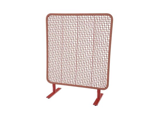 Raumteiler "Visto", rot - Brick - 1