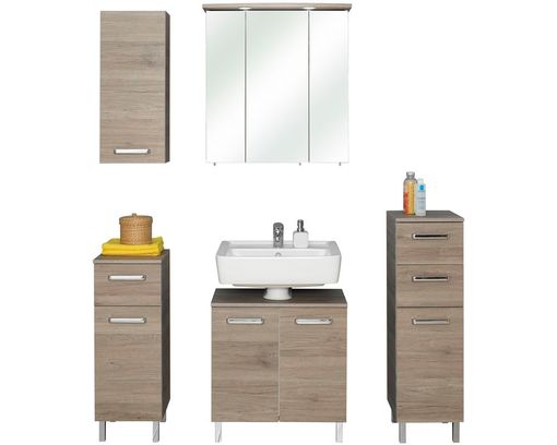 Wandschrank "Pelle" mit einer Tür - Braun - 2