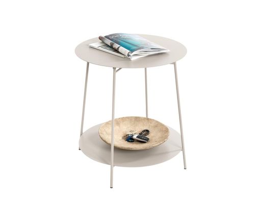 Beistelltisch "Herford", rund, Durchmesser ca. 60 cm - Sandgrau - 1