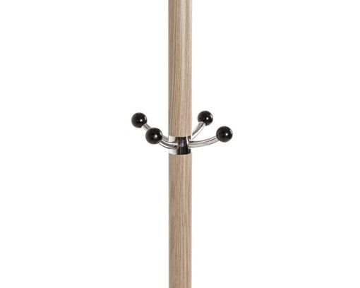 Garderobenständer "Henriette" - Schwarz/Eiche - 4