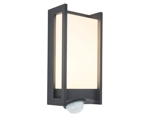 LED-Außenwandleuchte "Qubo" inkl. Bewebungsmelder - Anthrazit - 1