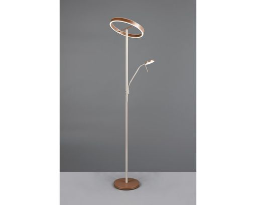 Interliving Stehleuchte 9352, dimmbar, mit Lesearm - Warm grey/coffee - 1