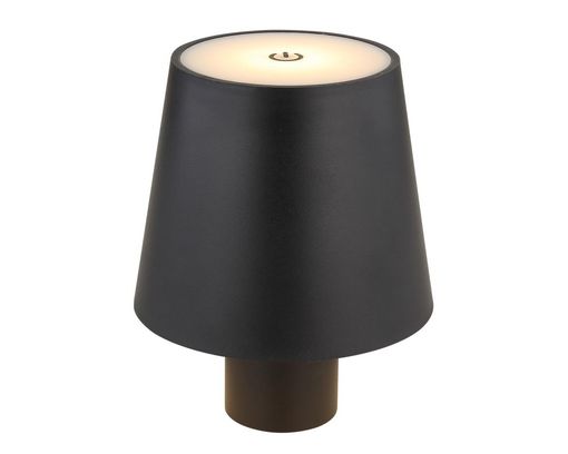 LED-Außentischleuchte "Vannie", akkubetrieben, schwarz - Schwarz - 1