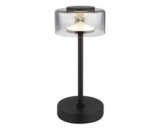 LED-Tischleuchte "Belinda" mit Wippschalter - Schwarz - 1
