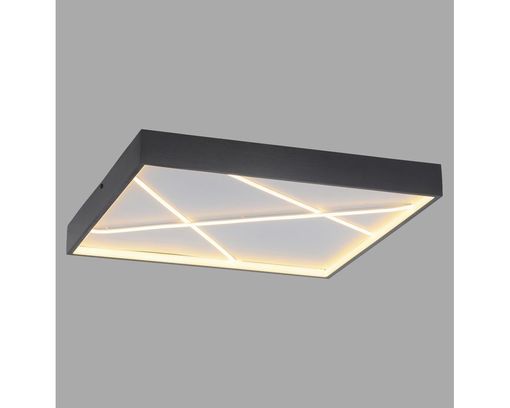 LED-Deckenleuchte, dimmbar - schwarz - 1