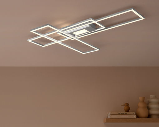 LED-Deckenlampe "Asmin" mit diversen Funktionen - Weiß - 1