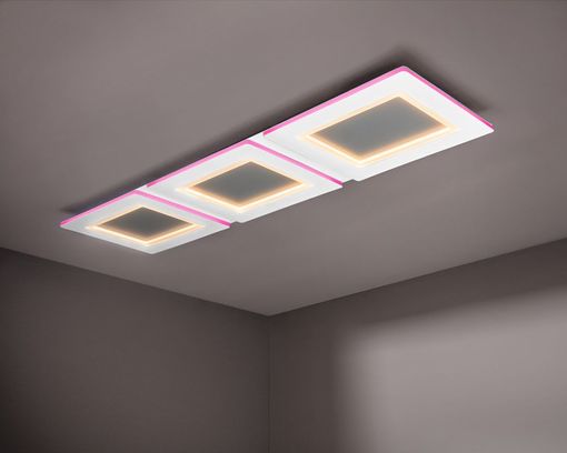 LED-Deckenleuchte "Padrogiano", dimmbar, mit Farbwechsler - Weiß - 4