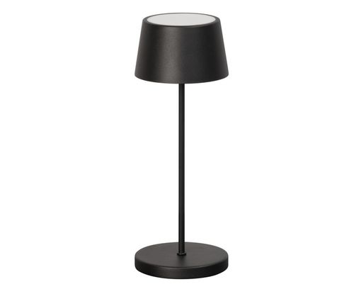 LED-Tischleuchte / Akkuleuchte "Asena", schwarz, dimmbar - Schwarz - 1