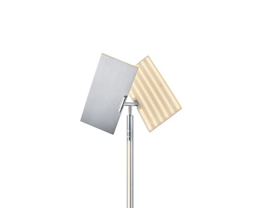 LED-Stehleuchte "Twice", getrennt schaltbar - Silber - 2