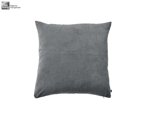 Interliving 9105 Kissenhülle in Silber, ca. 50x50 cm - Silber - 1