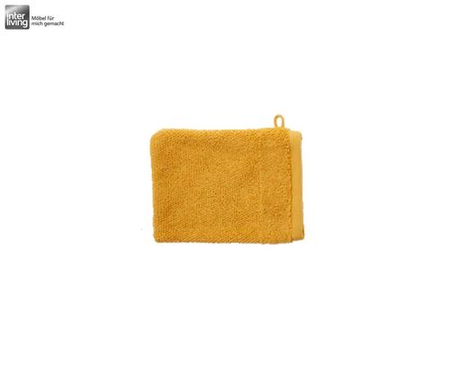 Interliving 9108 Waschhandschuh Gold, ca. 16x21 cm - Gold - 1