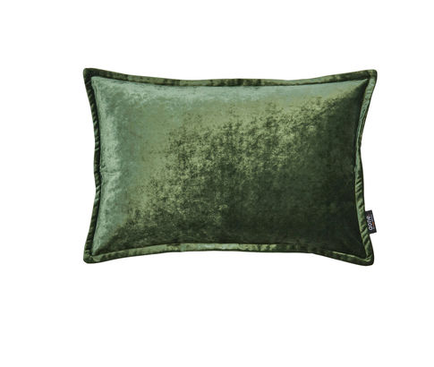 Kissenhülle Samt Glanz, grün, ca. 40x60 cm - Khaki - 1