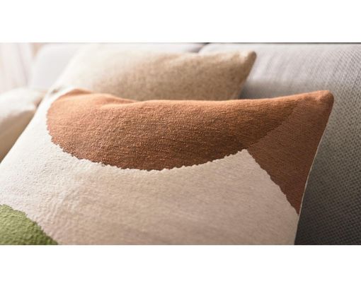 Interliving Kissenhülle IL-9123, ca. 45x45 cm - Grün/Braun/Beige - 3