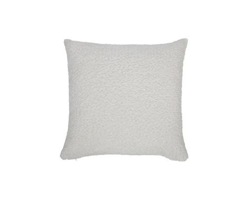 Roomio Kissenhülle No. 9402, ca. 45x45 cm, Boucle-Stoff, weiß - Silence - 1