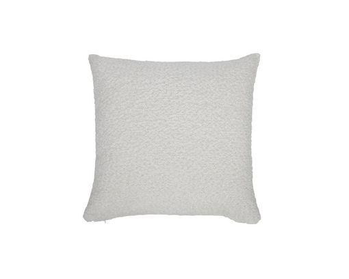 Roomio Kissenhülle No. 9402, ca. 60x60 cm, Boucle-Stoff, weiß - Silence - 1