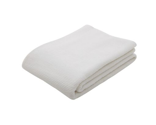 Roomio Decke No. 9412 mit Waffelstruktur, ca. 150x200 cm, weiß - Star White - 1