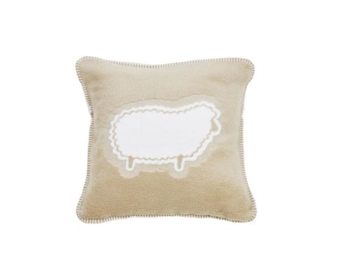 Kissenhülle "Sheep", taupe, ca. 50x50 cm - Taupe - 1