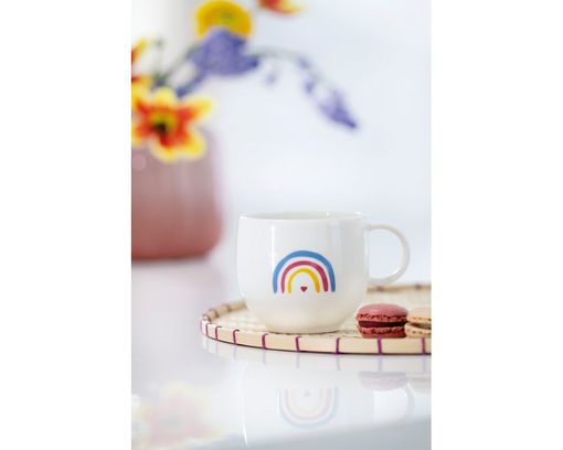 Villeroy & Boch Becher "With Love" mit Henkel - Weiß - 2