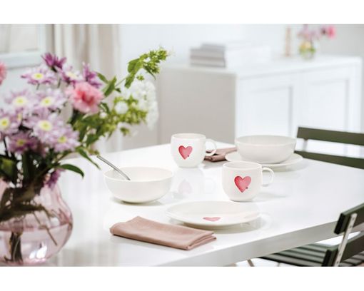 Villeroy & Boch Frühstücksteller "With Love" - Weiß - 3