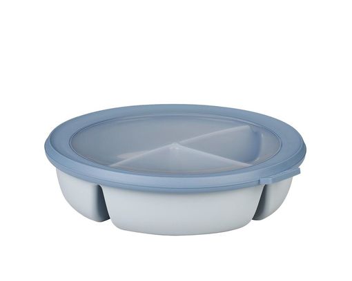 Bento-Bowl mit drei Fächern, blau - Sage - 1