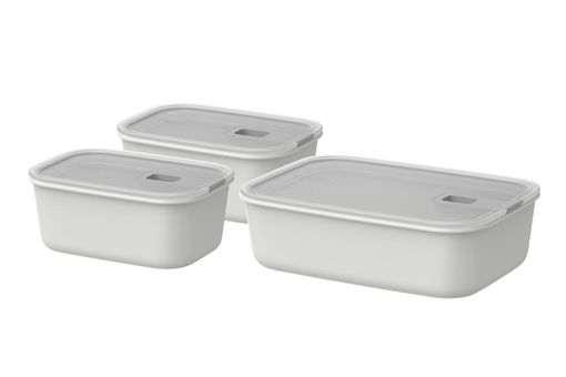 Mepal 3-teiliges Aufbewahrungsset "Easy Clip", nordic white - Nordic White - 1