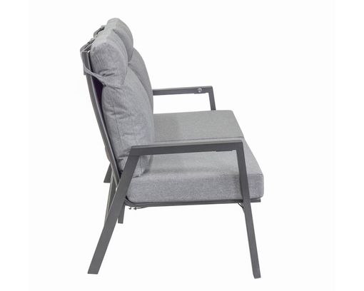 Living-Sofa "Sondrino" - Anthrazit/Grau - 6