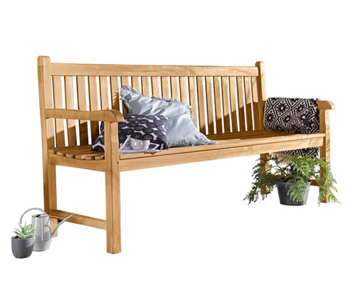 Teakbank "Kampen" ca. 120x55x92 cm - Teakholz - 1
