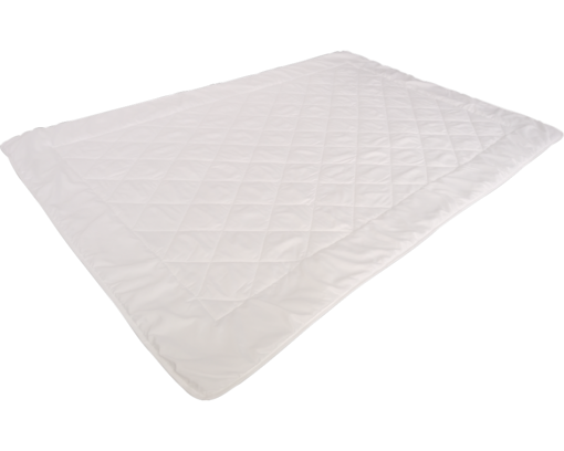 Sommerleichtsteppbett / Sommerdecke, ca. 135x200 cm, weiß - Weiß - 1