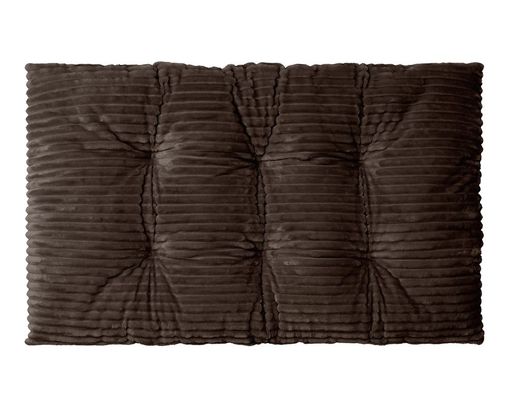 XXL-Kissen Breitcord, ca. 70x120 cm - Anthrazit/Braun/Zimt - 1