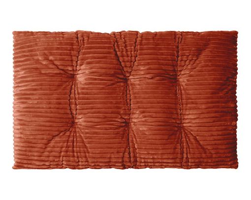 XXL-Kissen Breitcord, ca. 70x120 cm - Anthrazit/Braun/Zimt - 2