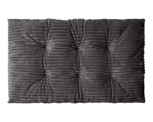 XXL-Kissen Breitcord, ca. 70x120 cm - Anthrazit/Braun/Zimt - 3