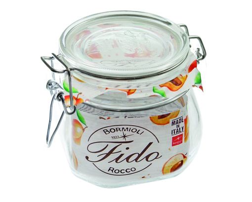 Drahtbügelglas "Fido", ca. 560 ml - Klar - 1